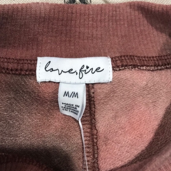 Love, Fire Washed Crew Neck Sweatshirt - Picture 4 of 6